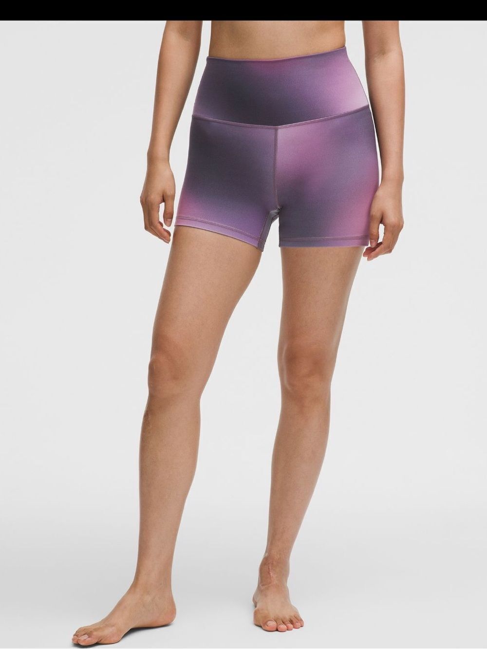lululemon athletica Align High-Rise Ombre Purple Bike Shorts 4”